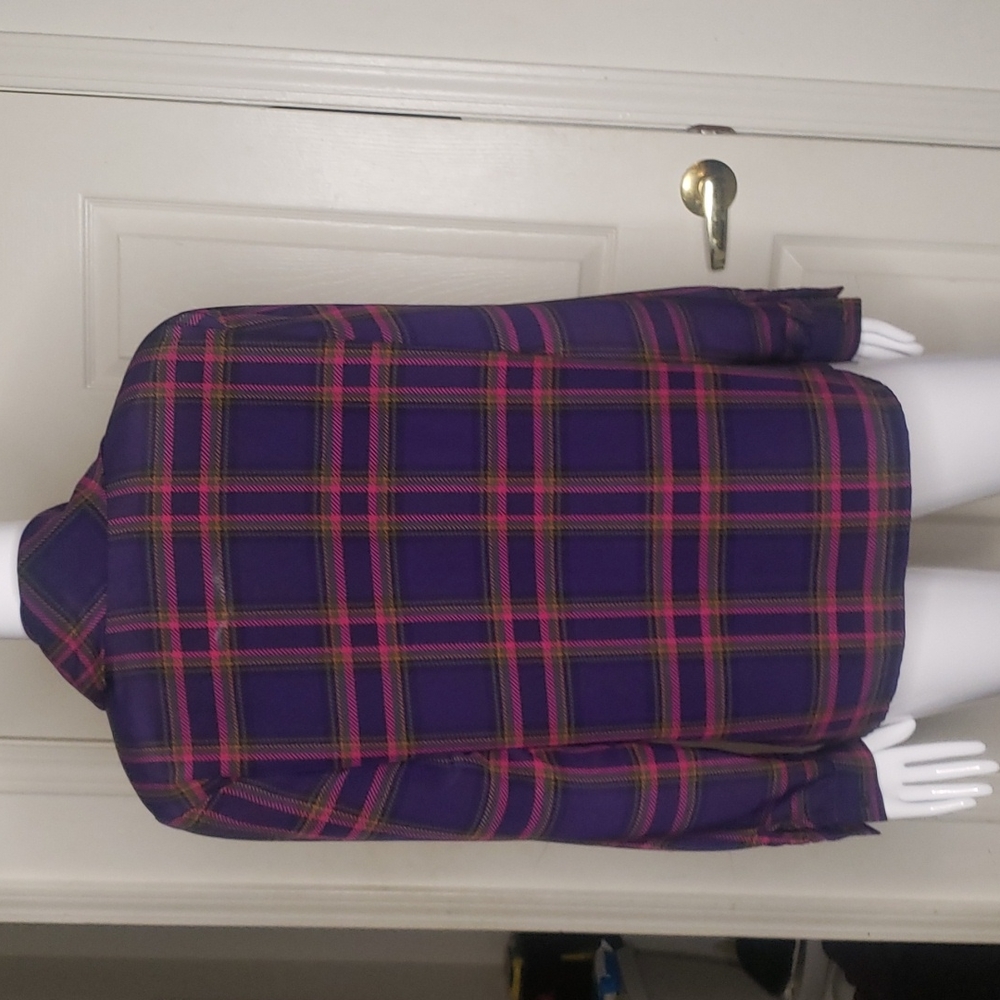 Pendleton Vintage Purple Button Down Blouse Size … - image 6